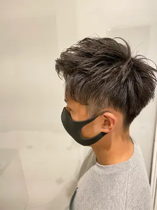 ミディアム 齋藤 大晟のヘアスタイル