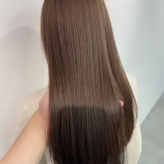 ロング カラー ヘアアレンジ ブリーチなしカラー /ベージュ/安形翔のヘアスタイル