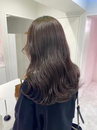 ロング カラー ヘアアレンジ 柔らかブラウン♡ うる艶ヘア♡yumiのヘアスタイル