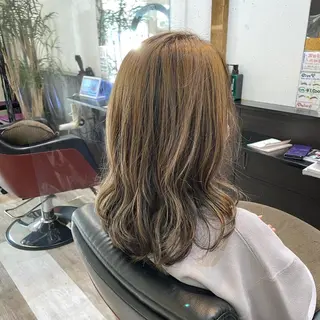 セミロング 正分 真美のヘアスタイル