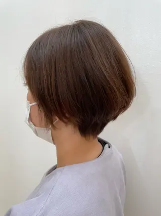 ショート 艶カラー🌙縮毛矯正 /ボブ【Reina】のヘアスタイル