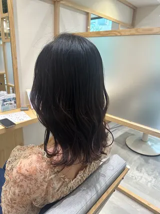 ミディアム spin hair桂店所属・spin hair桂 高宮彩花のヘアスタイル