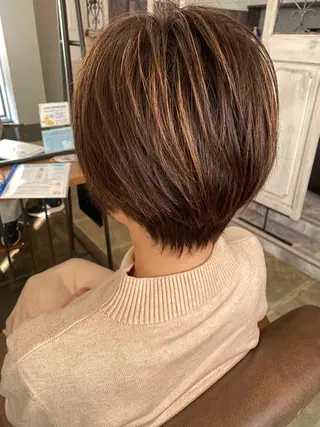 ショート タカノ ユラ bisou hairのヘアスタイル