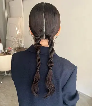 ヘアアレンジ 森田遥奈/透明感カラ ー/似合わせカットのヘアスタイル