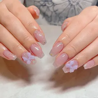 ネイル 0203ムニムサン 💙Honokaのネイルデザイン