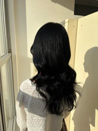 ロング カラー 🤍ྀི透ける寒色 Cocoa🤍ྀིのヘアスタイル