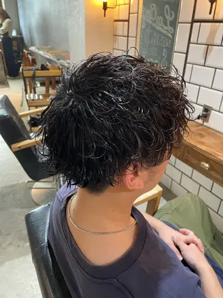 メンズ 金山/メンズパーマ 西村侑真のヘアスタイル