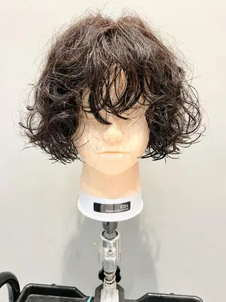 ミディアム ミディアムパーマ /癖毛パーマのヘアスタイル