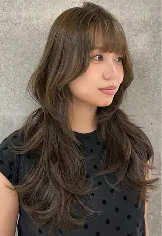 ロング カラー レイヤーカット💖 Kaedeのヘアスタイル