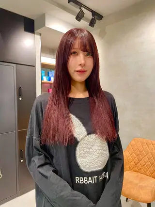 ロング カラー 暖色レイヤー 🥀REIRIのヘアスタイル