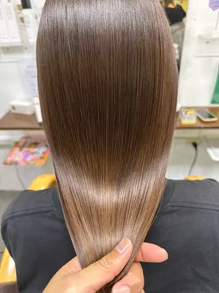 ロング カラー 【髪質改善】に特化 オリーブオイルクラブのヘアスタイル