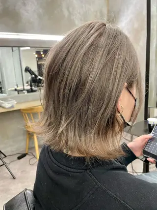 ミディアム カラー 色気レイヤー& ショートはお任せ🌟のヘアスタイル