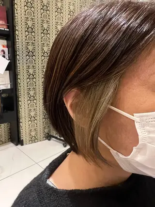 カラー ＊インナーカラー＊ 植松彩音のヘアスタイル