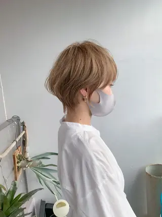 ショート カラー ショート/レイヤー なら石井知希のヘアスタイル