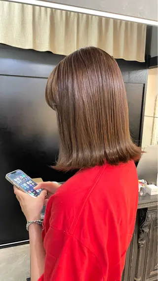 ミディアム カラー ✨レディースカット モデル募集✨イブキのヘアスタイル