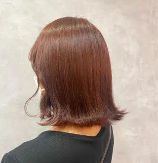 ミディアム カラー StellA所属・MIZUKI/町田/ ハイトーンカラーのヘアスタイル