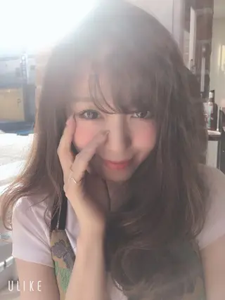 ロング カラー パーマ ネイル 猫ッ毛さんヘア🐈 Misa【女性】のヘアスタイル