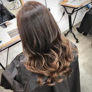 セミロング カラー パーマ ヘアアレンジ share  by  wealstarのヘアスタイル