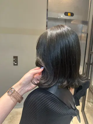 ミディアム カラー Sara newi 🎀透明感🎀のヘアスタイル