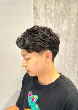 パーマ FACE DECO AVEDA/2nd所属・[メンズパーマ］河端 春綺のヘアスタイル