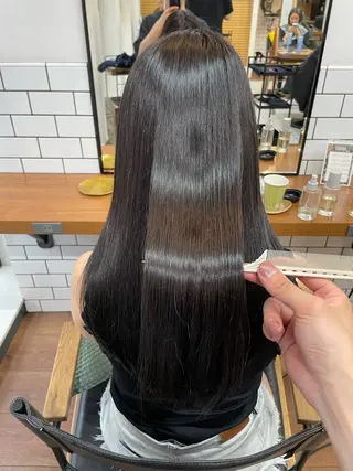 ロング カラー 弱酸性ストレート 髪質改善/小野寺のヘアスタイル