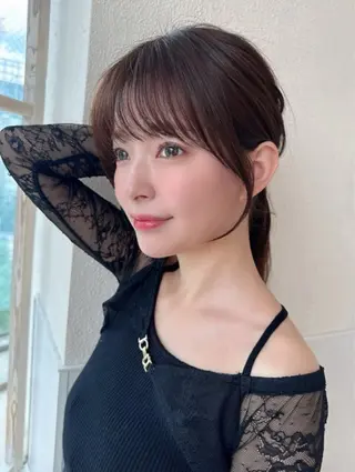 ミディアム 塩江 南心のヘアスタイル