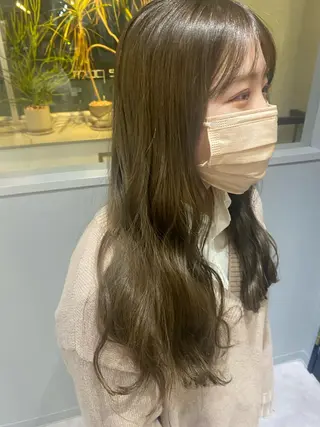 ロング カラー きよはらちさき🍑 柔らかカラー🌱🫧のヘアスタイル