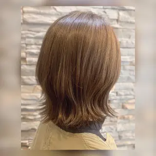 ミディアム カラー 髪質改善美容室Qin hair所属・【女性限定】 👑hanaのヘアスタイル