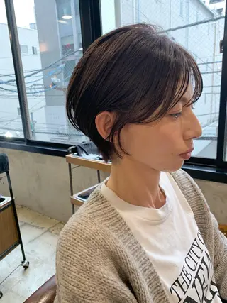 ショート カラー 落合 妙佳のヘアスタイル