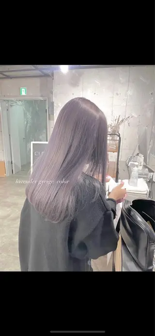 ロング カラー パーマ ヘアアレンジ メンズ 透明感カラー・レイヤ ー🎀amika🎀のヘアスタイル