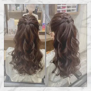 ロング ヘアアレンジ ヘアセット/着付け 𓇼 松本 夏美𓇼のヘアスタイル