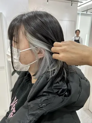 ミディアム カラー ✨【公式】 juhl.横浜✨のヘアスタイル