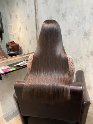 ロング seta新宿所属・髪質改善/縮毛矯正 芹沢のヘアスタイル