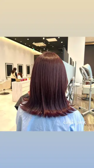 ミディアム k-two あべのキューズモール所属・k-two 天王寺♡ honokaのヘアスタイル