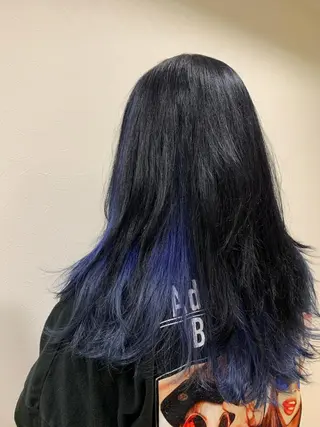 ロング カラー 茂原 麻生のヘアスタイル