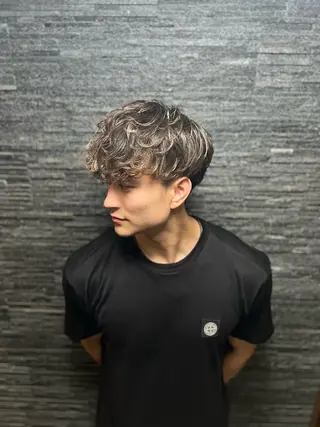 ミディアム ヒロ銀座青山店所属・✨メンズカット 無料‼️✨土尾快斗のヘアスタイル