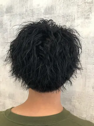 パーマ メンズ 北脇 健治のヘアスタイル