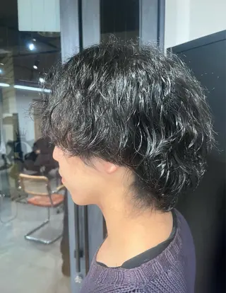 パーマ メンズ green登戸所属・GINJI 💈のヘアスタイル