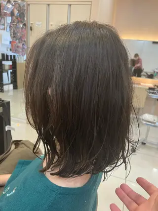 ミディアム パーマ ヘアアレンジ リリー /Men's/パーマのヘアスタイル