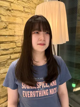 ロング hair make BEHIVE ichibancho AVEDA所属・渡邉  日向子 🌙レイヤー・パーマのヘアスタイル