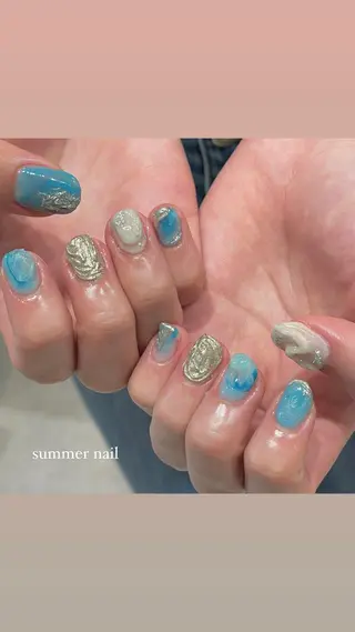 ネイル 淡色ネイル 🎀moeのネイルデザイン