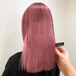 セミロング カラー 縮毛矯正/髪質改善 /韓国風　山川春輝のヘアスタイル