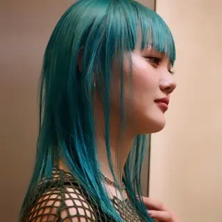 ミディアム カラー 花香竜太/エクステ /ハイトーンカラーのヘアスタイル