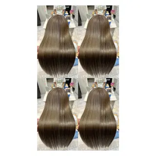 ロング カラー 髪質改善/縮毛矯正/ 韓国ヘア/店長敦士のヘアスタイル