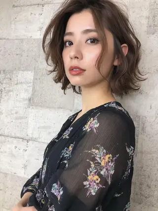 ミディアム カラー ルービック 奈良のヘアスタイル