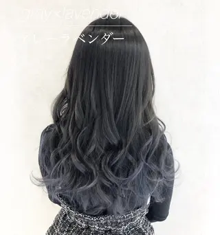 ロング カラー シールエクステ/渋谷 /ギャル/LIALAのヘアスタイル