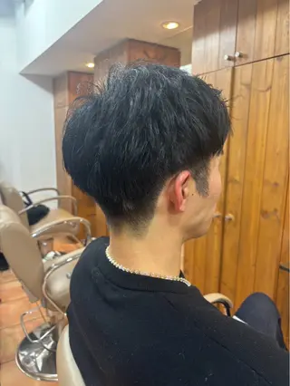 メンズ エクリ麻布十番所属・斉藤健 秋谷百花のヘアスタイル