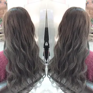 ロング カラー 青木 茂樹⭐️ 透明感カラーのヘアスタイル