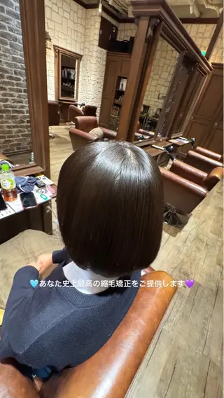 ミディアム 小野聡一郎/縮毛矯正 パーマ/shaluのヘアスタイル