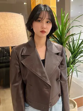 ショート レイヤー/ 透明感SHIMAのヘアスタイル